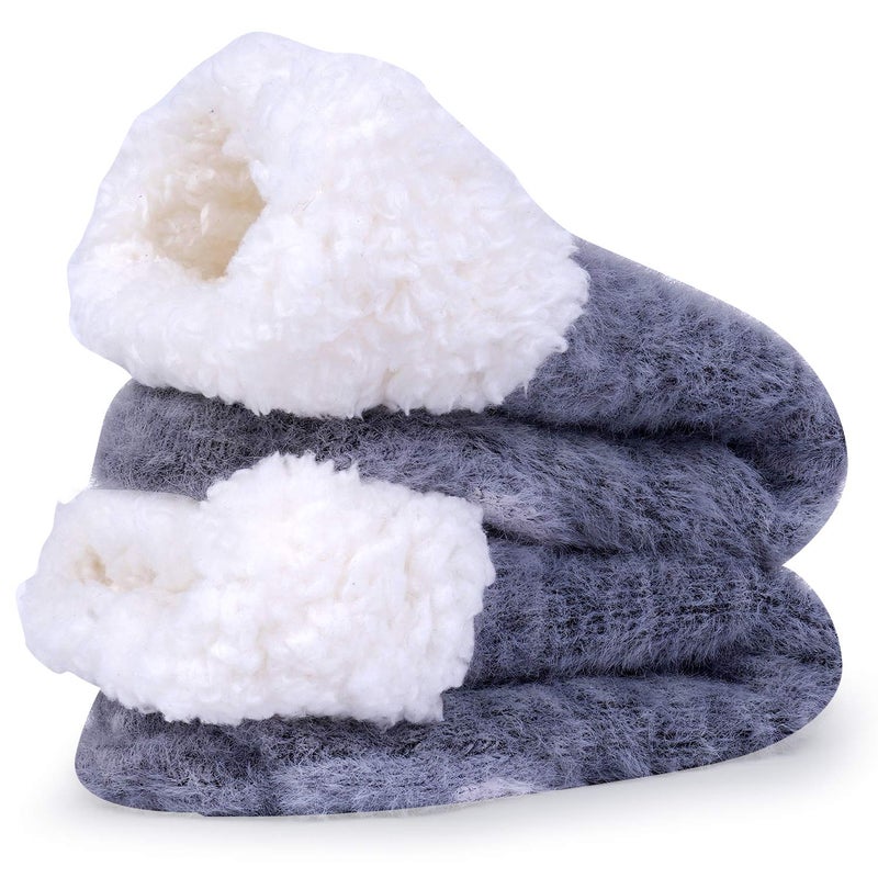 Jeasona Cat Gifts for Women Cat Fuzzy Slipper Socks With Grippers Warm Cozy - Image 5